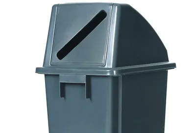 Bote de Basura 60 Litros con Tapa Ranurada · El Castor