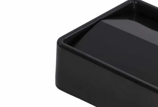 Tapa de Bote de Basura Rectangular Trimline™ – Negro · · El Castor